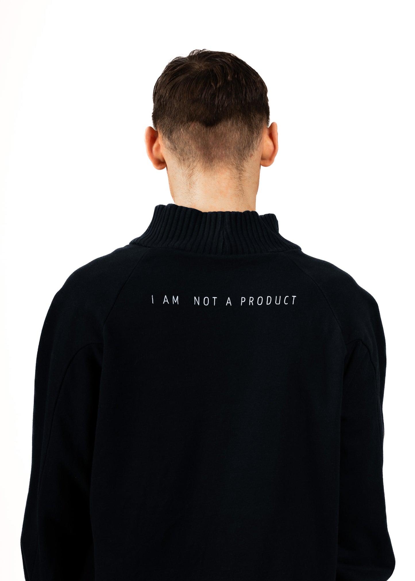 I AM NOT A PRODUCT – 100% Organic Cotton Sweater (MALE)