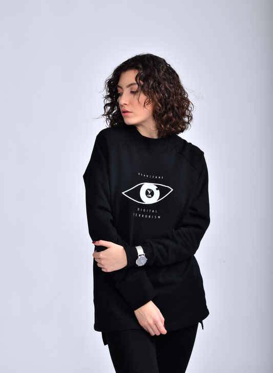 DIGITAL TERRORISM - ORGANIC COTTON SWEATER (UNISEX) - D E A N | Z A N E